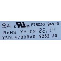 KIT DE LEDS PARA TV JVC (3 PZ) / NUMERO DE PARTE 4708K43WDD-A1117N01 / K430WDD1 A1 / 113X08-430D1021 / TD-220331-3220B833 / TSDL4700RA0 / PANEL 43FSATC-224H4099-01483E / MODELO SI43FRF